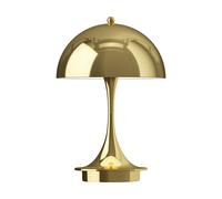 Louis Poulsen Panthella 160 Portable v3 table lamp Brass metallised