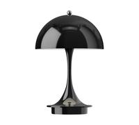 Panthella 160 Portable V3 rechargeable LED table lamp Indoor/Outdoor Louis Poulsen Opaque black - 5714693006403