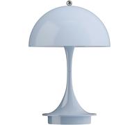 Louis Poulsen - Panthella 160 Table Lamp Portable V3, Opal Pale Blue - Opal Pale Blue