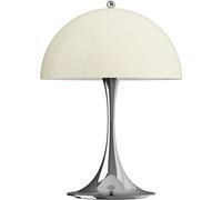 Louis Poulsen - Panthella 250 Table Lamp Portable, Chrome / Opal Beige - Chrome