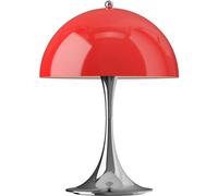 Louis Poulsen - Panthella 250 Table Lamp Portable, Original Opal Red - Chrome
