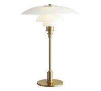 Louis Poulsen - PH 3½-2½ Table Lamp, Brass/White Opal Glass - Brass