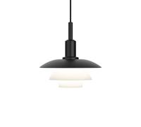 Louis Poulsen PH 3/3 pendant lamp Black-white, metal-glass