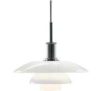 Louis Poulsen - PH 4½-4 Glass Pendant light, chrome plated/opal - White