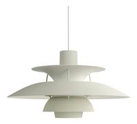 PH 5 Mini Monochrome Pendant light Louis Poulsen Pale Pewter - 5714693024377