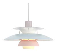 PH 5 Pendant Light Pastel Louis Poulsen Oyster Grey - Blue Pink - 5714693153428