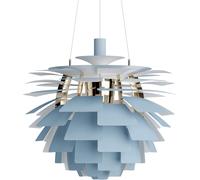Louis Poulsen - PH Artichoke Pendant 60 cm, Brass / Dusty Blue - Brass