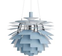 Louis Poulsen - PH Artichoke Pendant 60 cm, Chrome / Dusty Blue - Chrome