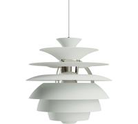 Louis Poulsen - PH Snowball Pendant, Dusty Green / Chrome - Chrome