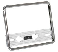 Louis Quick-fix number frame 18 x 14 cm CHROME, CH LICENSE PLATE
