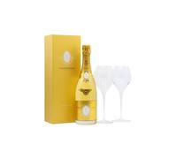 Louis Roederer - Cristal Brut - 2015 Champagne 75cl 12.5% ABV (Includes Champagne Flutes)