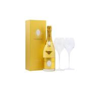 Louis Roederer - Cristal Brut 2016 Champagne 75cl 12.5% ABV (Includes Champagne Flutes)