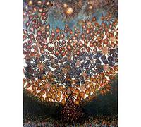 Louis Seraphine Senlis Tree Of Life Painting Large Print Poster Wall Art Decor Picture, Unframed Paper 18X24