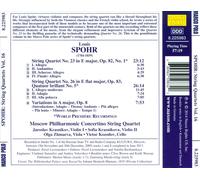 LOUIS SPOHR: COMPLETE STRING QUARTETS, VOL. 16 NEW CD