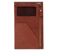 LOUIS STITCH Mens Italian Saffiano Leather Passport Holder RFID Blocking Multiple Card Slots Handmade Premium Slim Wallets Unisex (PHCZ_GE), Tortilla Brown, One Size, RFID