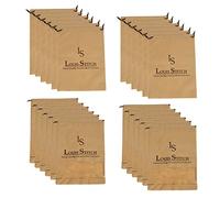 LOUIS STITCH Non-Woven Shoe Bag Travel Accessories Shoes Storage Cover Waterproof String Bag's Organizer Combo for Men Women Unisex (Pack of 24) (Beige Plain & See-Thru), Beige, Pack of 24, Travel