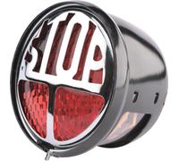 Louis Stop LED Tail Light BLACK WITH RED LENS