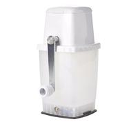LOUIS TELLIER - White Polypropylene Ice Crusher - Ultra Stable with Suction Cup Mount - Superior Quality - French Brand