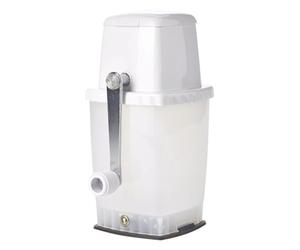 LOUIS TELLIER - White Polypropylene Ice Crusher - Ultra Stable with Suction Cup Mount - Superior Quality - French Brand