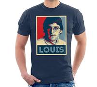 Louis Theroux Hope Poster Men's T-Shirt Navy Blue