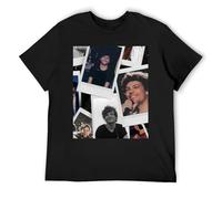 Louis Tomlinson Classic Black Cotton Tee Essential Short Sleeve Crew Neck for Minimalist Wardrobe