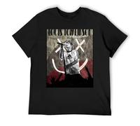 Louis Tomlinson Contemporary Loose Fit Modern Oversized Cotton Short Sleeve Fashion Tee Black