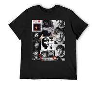Louis Tomlinson Luxury Everyday Basic Fine Cotton Short Sleeve Premium Tee Black