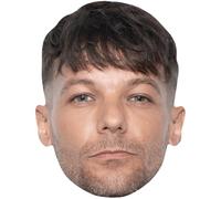 Louis Tomlinson (Stubble) Celebrity Mask, Flat Card Face, Fancy Dress Mask