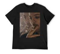 Louis Tomlinson Vintage Music Band Distressed Cotton Short Sleeve Retro Concert Tee Black