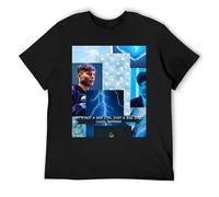 Louis Tomlinson Vintage Music Band Top Retro Cotton Short Sleeve Concert Tee Black