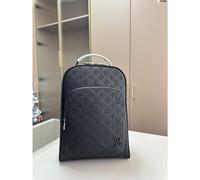 Louis Vuitton Embossed Leather Backpack D-258 39cm