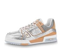 LOUIS VUITTON LV Trainers 'Silver with Orange' 1A996D 7