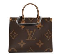 Louis Vuitton OnTheGo MM Monogram Coated Canvas Bag - Brown