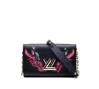 Louis Vuitton Pre-Owned 2017 Epi Sequin Flames Twist Chain Wallet crossbody bag - Blue One Size