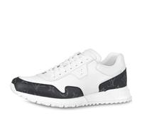 LOUIS VUITTON Run Away Sneakers 'White with Black Monogram' 1A7UMS 7