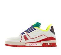 LOUIS VUITTON Trainer Upcycling Sneakers 'White Turquoise for China' 1A9D9N 8.5