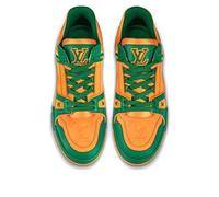 LOUIS VUITTON Trainers 'Orange Monogram with Green' 1A8WFP 8.5