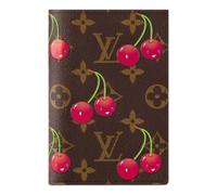 LOUIS VUITTON x Takashi Murakami Cherry Passport Cover 'Brown Monogram' M13424 F