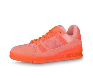 LOUIS VUITTON x Virgil Abloh Trainer Sneakers 'Virgil Peach' 1A8KCS 9.5