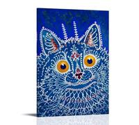 Louis Wain A Cat In The Gothic Style Poster Decorative Painting Print Picture Canvas Wall Art Bedroom Office Living Room Decoration 24x36inch(60x90cm)