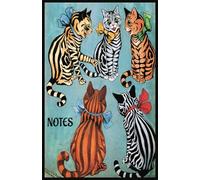 Louis Wain Inspired Cat Notebook: Simple lined journal notebook | Iconic Louis Wain cat picture on the cover | Medium ruled lines | Stylish paperback notepad | 100 pages | 5.5 x 8.5 inches