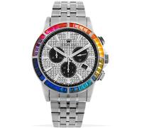 Louis XVI LXVI1121 Majeste Iced Out Chronograph mens watch 43mm 5ATM