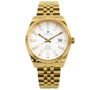 LOUIS XVI Marquis Automatic 3001 - Diameter 41.5 mm - Men's Watch - Waterproof - Gold Strap - White Dial - Automatic Watch