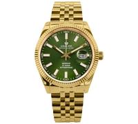 LOUIS XVI Marquis Automatic 3005 - Diameter 41.5 mm - Men's Watch - Waterproof - Gold Strap - Green Dial - Automatic Watch