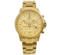 LOUIS XVI Palais Royale 2.0 1801 - Diameter 43 mm - Men's Watch - Waterproof - Gold-Plated Watch - Gold Bracelet - Gold Dial with Diamonds - Swiss Quartz Movement
