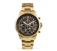 LOUIS XVI Palais Royale - Diameter 43 mm - Men's Watch - Waterproof - Watch with Sapphire Glass - Gold/Silver/Black - Black Dial - Swiss Quartz Movement