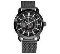 LOUIS XVI Versailles 2.0 Automatic 1930 - Diameter 43.5 mm - Men's Watch - Waterproof - Skeleton Watch - Black Strap - Black Dial - Automatic Watch, black