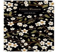 Louisa May Alcott Little Women Journal - Lined Hardback Book in White Louisa May Alcott White