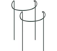LouisaYork Garden Border Plant Support,2Pcs Tall Plant Supports Plant Support Garden Stakes Garden Hoop Semicircular for Peonies, Hydrangea, Roses