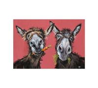 Louise Brown Humphrey & Bogart Paper Print (40cm x 50cm) (Red/Grey)
